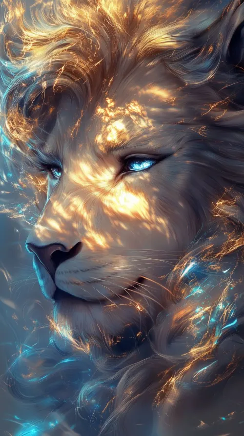 Abstract representation of relationship harmony between fire and air elements